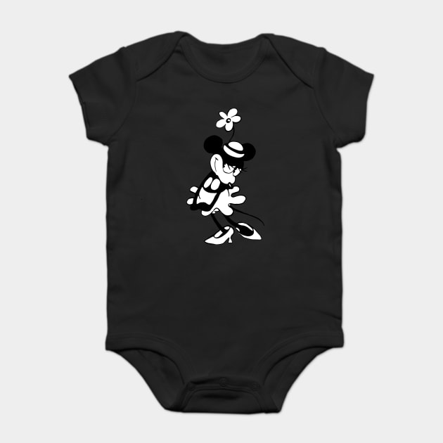 Steamboat Willie. Valentine Couple Baby Bodysuit by Megadorim
